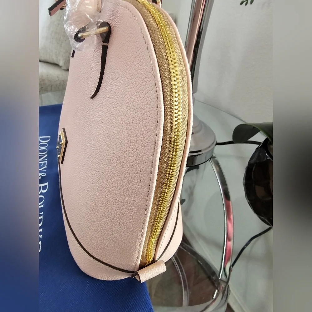 Dooney & Bourke Sorrento Zip Zip Satchel , Pink